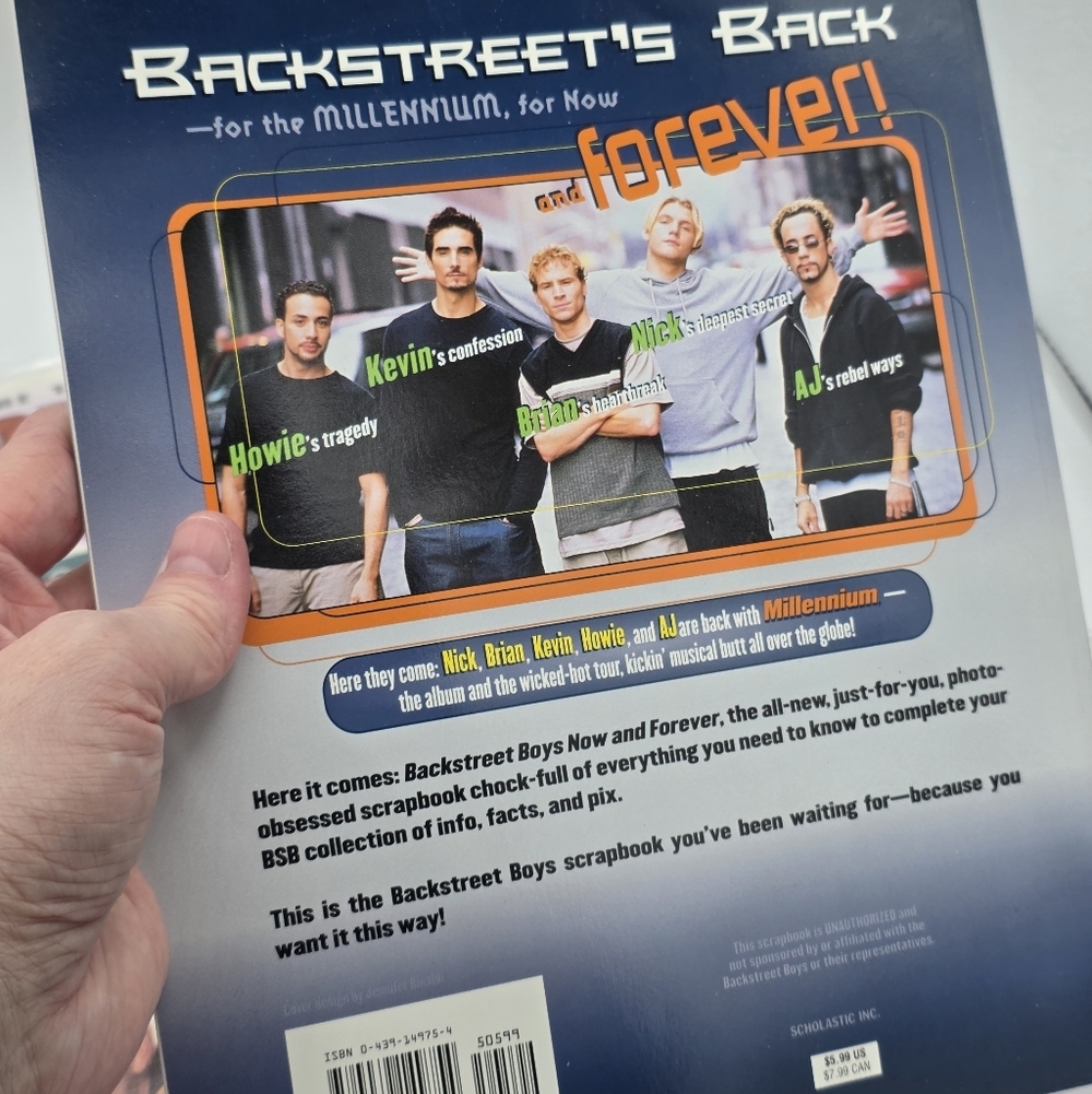 Vintage Backstreet Boys Memorabilia Books & Necklace Bundle - Picture 13 of 15